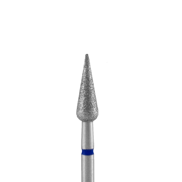ALEZORI DIAMOND NAIL DRILL BIT POINTED PEAR BLUE EXPERT HEAD – 4MM / 12MM