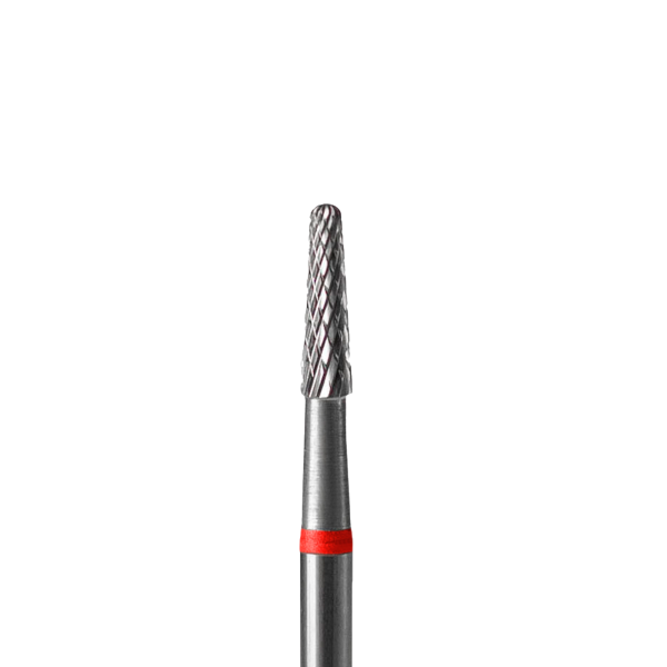 ALEZORI CARBIDE NAIL DRILL BIT CONE RED EXPERT HEAD – 2.3MM / 8MM