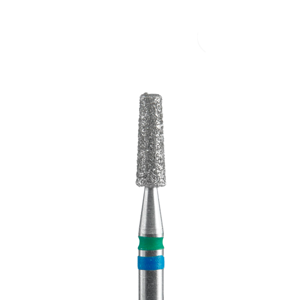 ALEZORI DIAMOND NAIL DRILL BIT DUO CONE BLUE-GREEN EXPERT HEAD – 2.5MM / 8MM