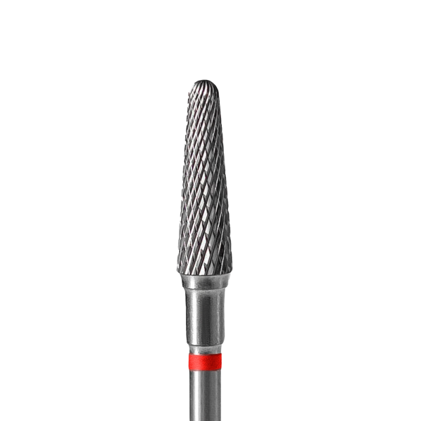 ALEZORI CARBIDE NAIL DRILL BIT FRUSTUM RED EXPERT HEAD – 4MM / 13MM
