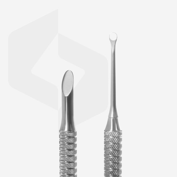 PROFESSIONAL CUTICLE PUSHER 51/2 (Slanted Pusher And Loop Pusher)