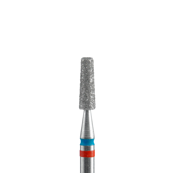 ALEZORI DIAMOND NAIL DRILL BIT DUO CONE RED-BLUE EXPERT HEAD – 2.5MM / 8MM