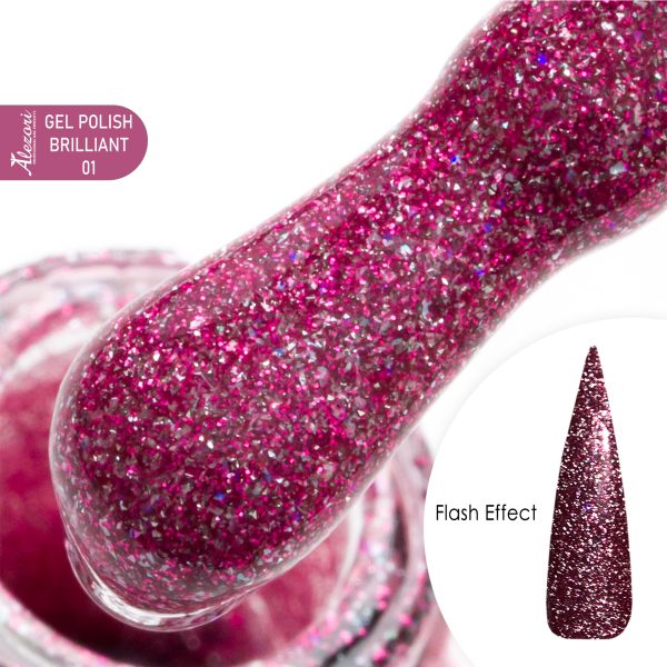 GEL POLISH BRILLIANT (FLASH EFFECT) 01 15ml.