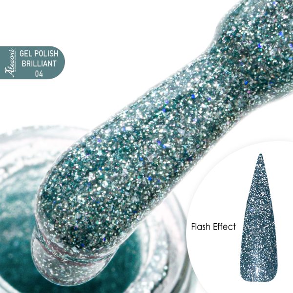 GEL POLISH BRILLIANT (FLASH EFFECT) 04 15ml.