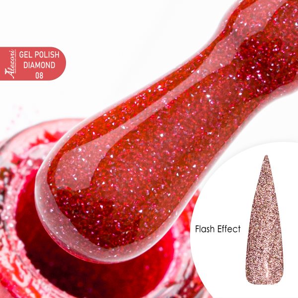 GEL POLISH DIAMOND D08 (FLASH EFFECT) 15ml