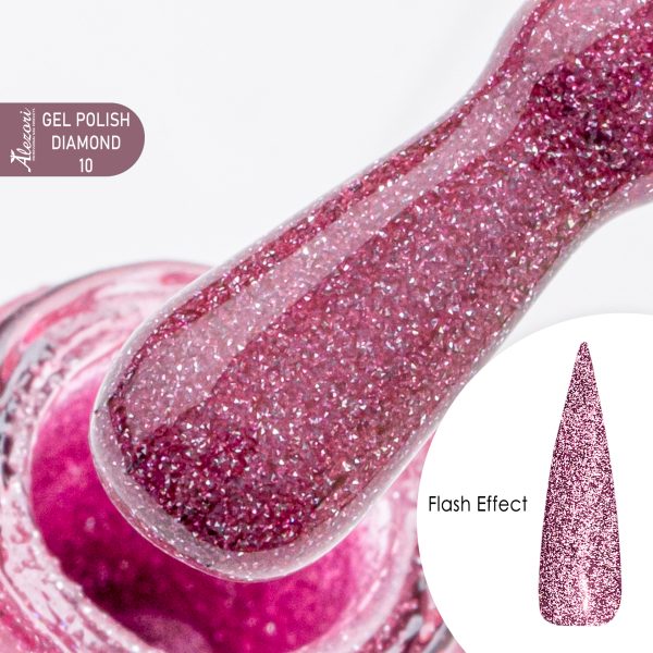 GEL POLISH DIAMOND D10 (FLASH EFFECT) 15ml