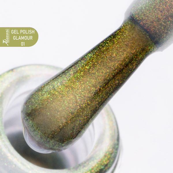 GEL POLISH GLAMOUR 01 (№3650_SHIMMER) 15ml.