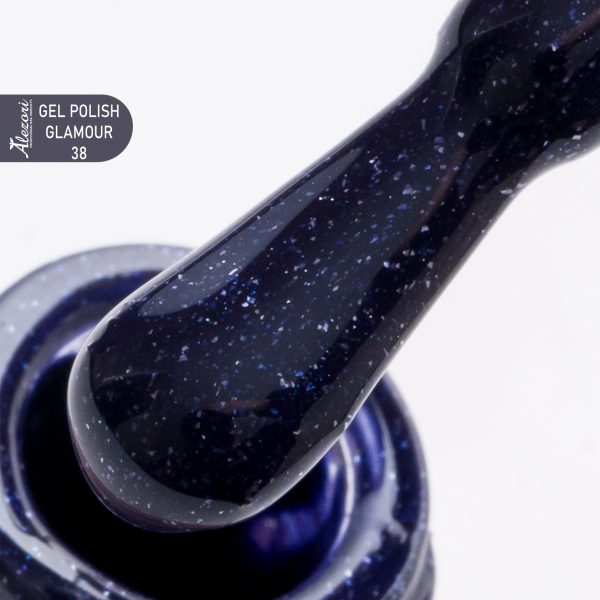 GEL POLISH GLAMOUR 38 (№3753_GLITTER) 15ml.