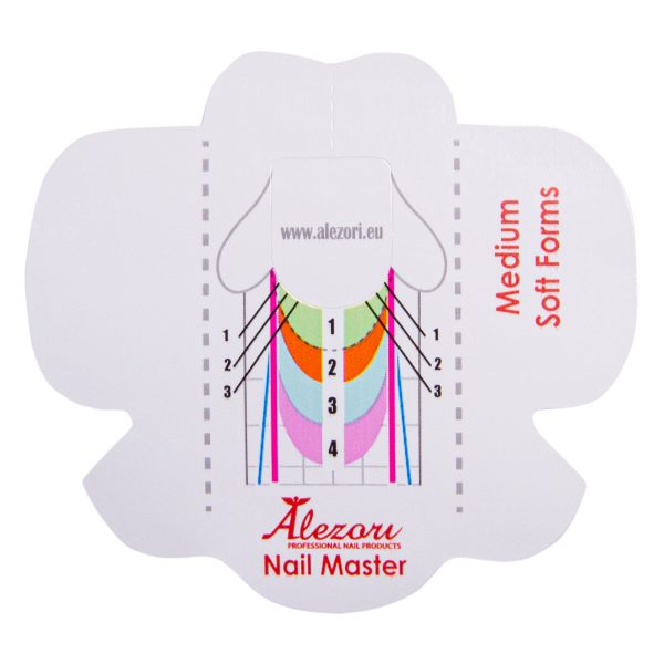 MEDIUM SOFT FORMS NAIL MASTER Alezori (500τεμ.)