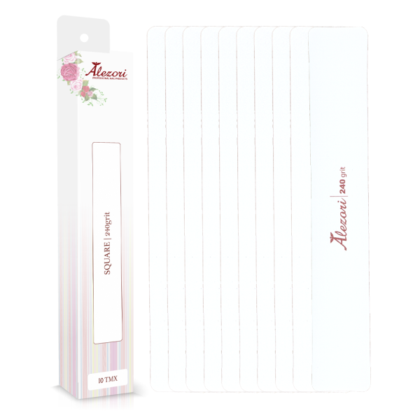 ALEZORI - SQUARE  ΑΝΤΑΛΛΑΚΤΙΚΑ 240 GRIT 10 pcs